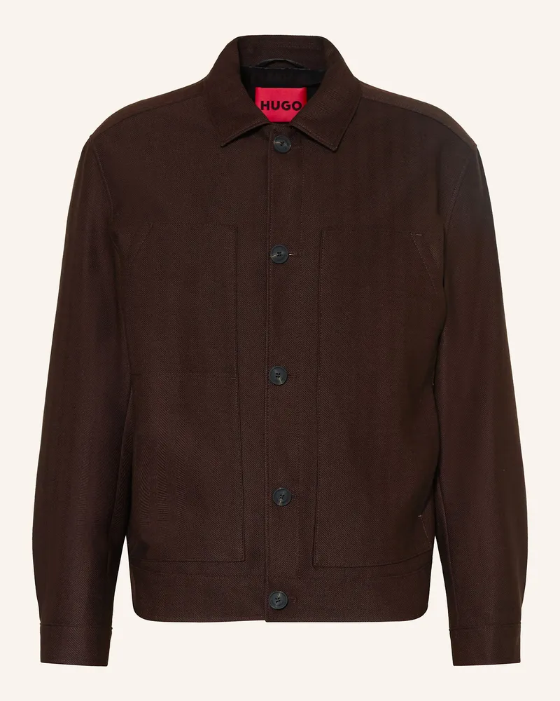 HUGO BOSS Overjacket ULIAN Braun