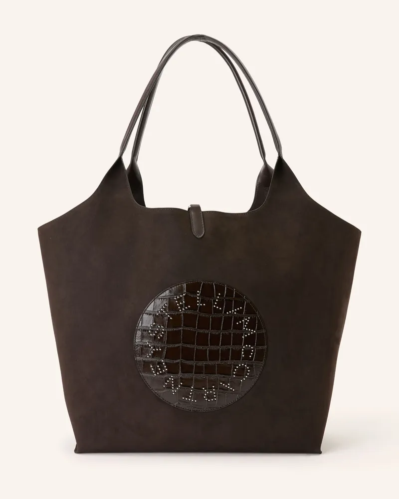 Stella McCartney Shopper Zum Wenden Mit Pouch braun Dunkelbraun