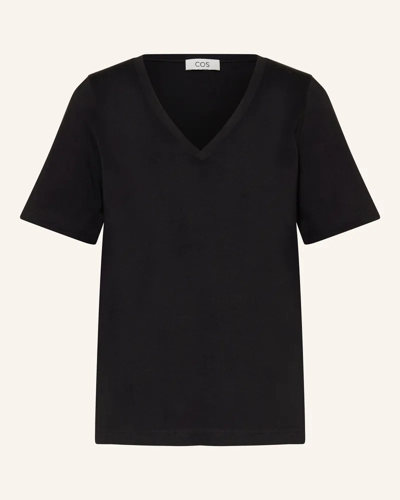 COS T-Shirt schwarz Schwarz