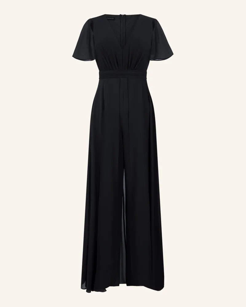 Apart Jumpsuit Mit Volants schwarz Schwarz
