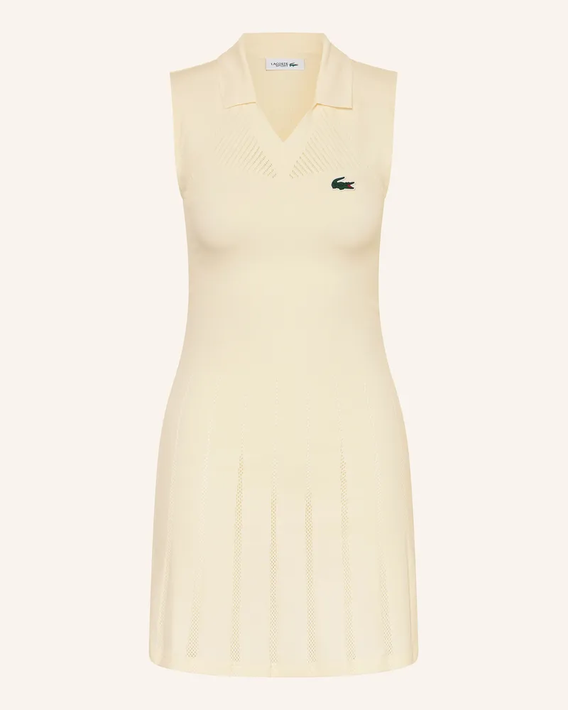 Lacoste Tenniskleid Ecru