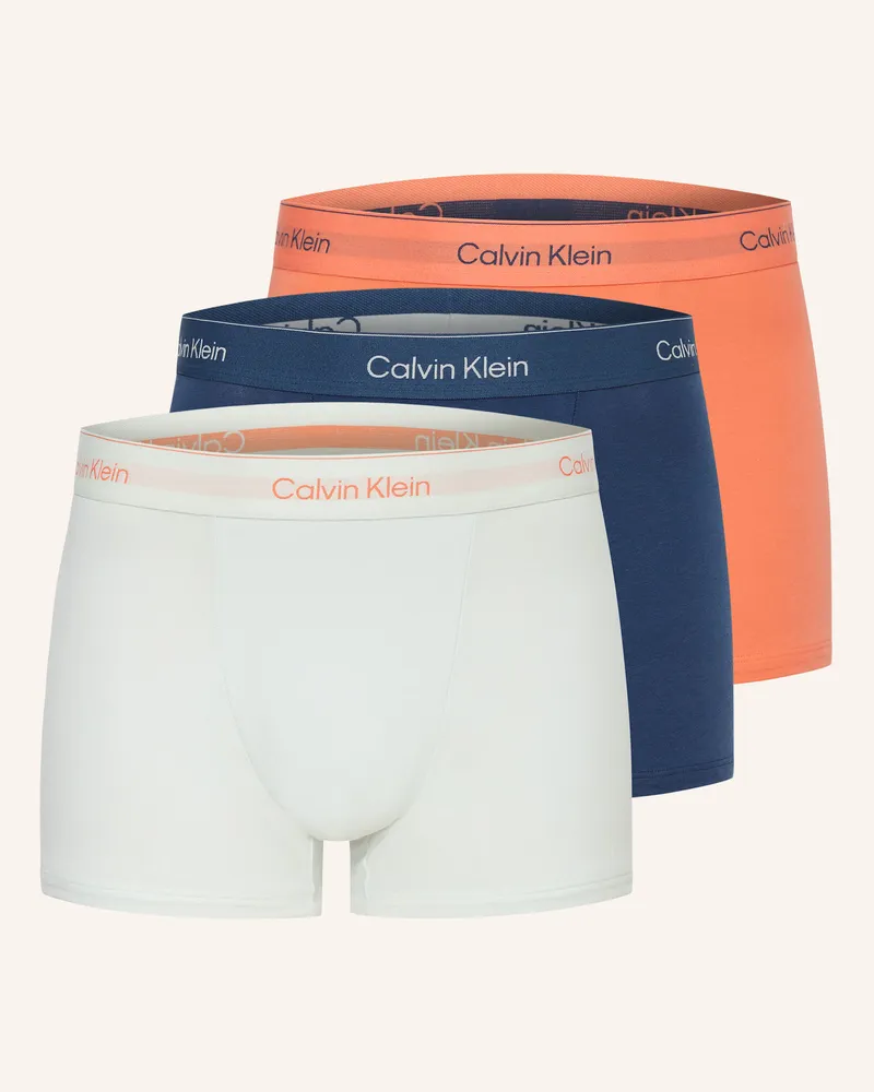 Calvin Klein 3er-Pack Boxershorts ICON COTTON Relaxed Fit Orange