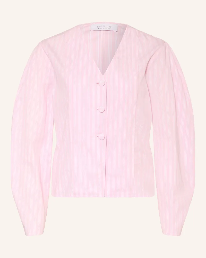 Rich&Royal Bluse blau Rosa