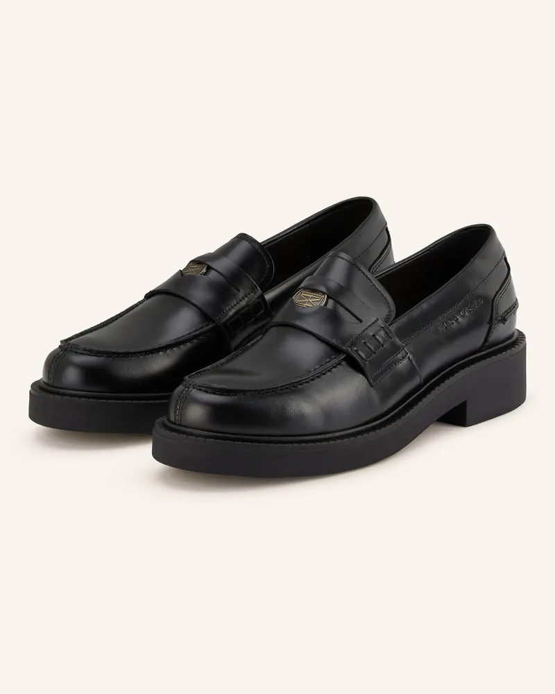 Marc O'Polo Penny-Loafer Perla schwarz Schwarz