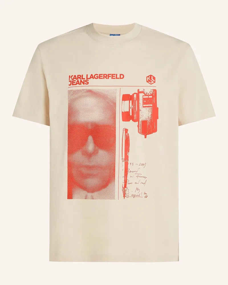 Karl Lagerfeld T-Shirt beige Beige