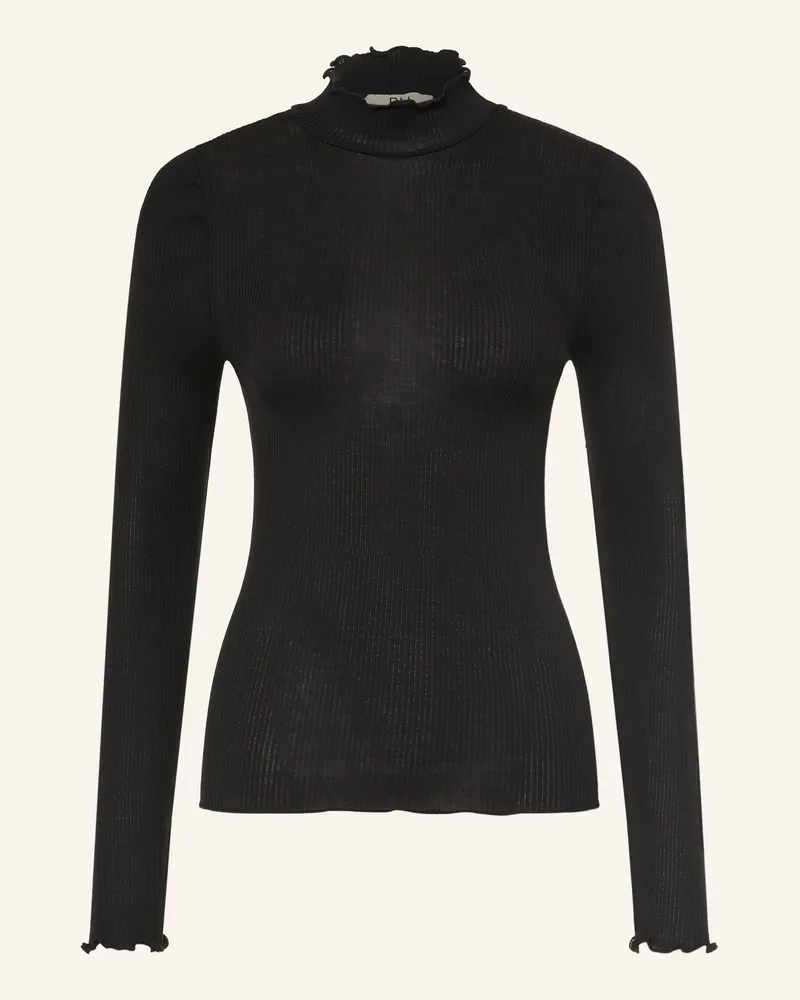 Rosemunde Longsleeve Balta schwarz Schwarz