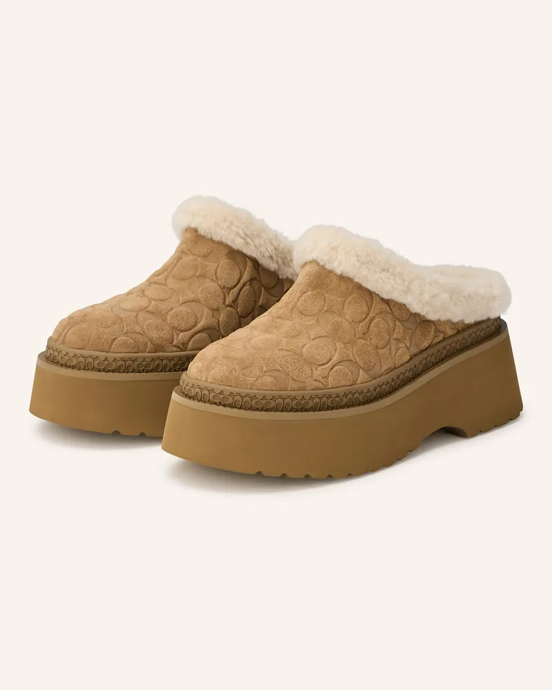 Coach Plateau-Boots Cecilia braun Braun