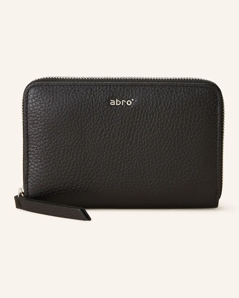 Abro Geldbörse schwarz Schwarz