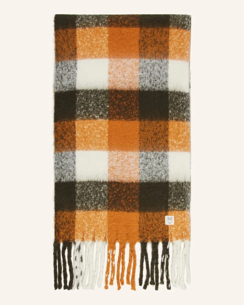 Knowledge Cotton Apparel Schal Orange