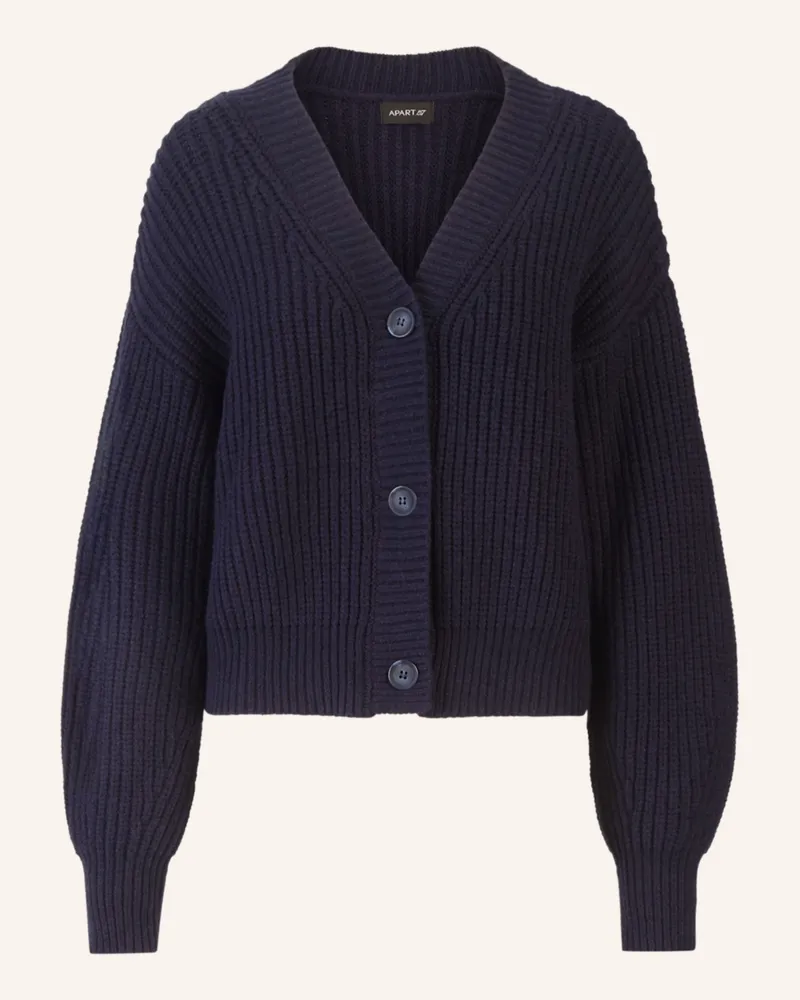 Apart Oversized Strickjacke Dunkelblau