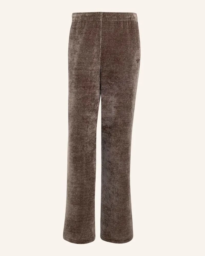 adidas Prem Ess Chenille Fl Wl Pants braun Braun
