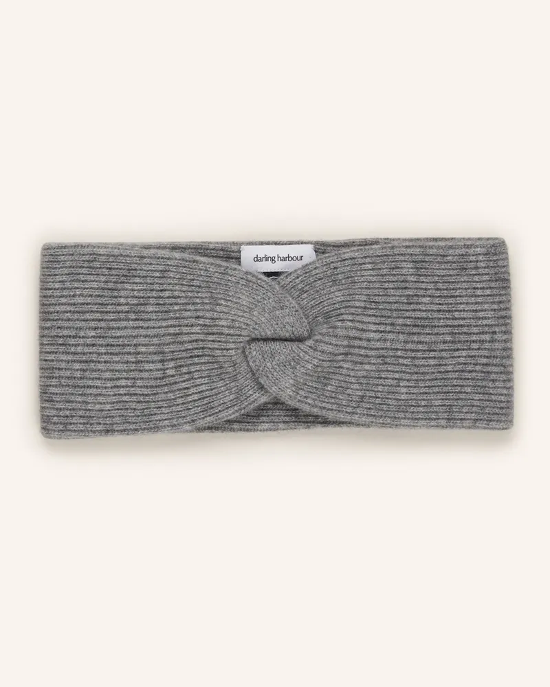 Darling Harbour Stirnband aus Cashmere Grau