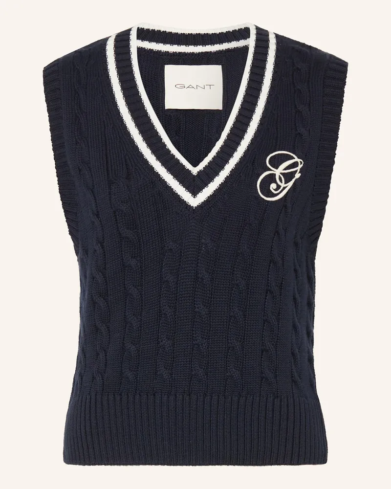 Gant Pullunder blau Dunkelblau