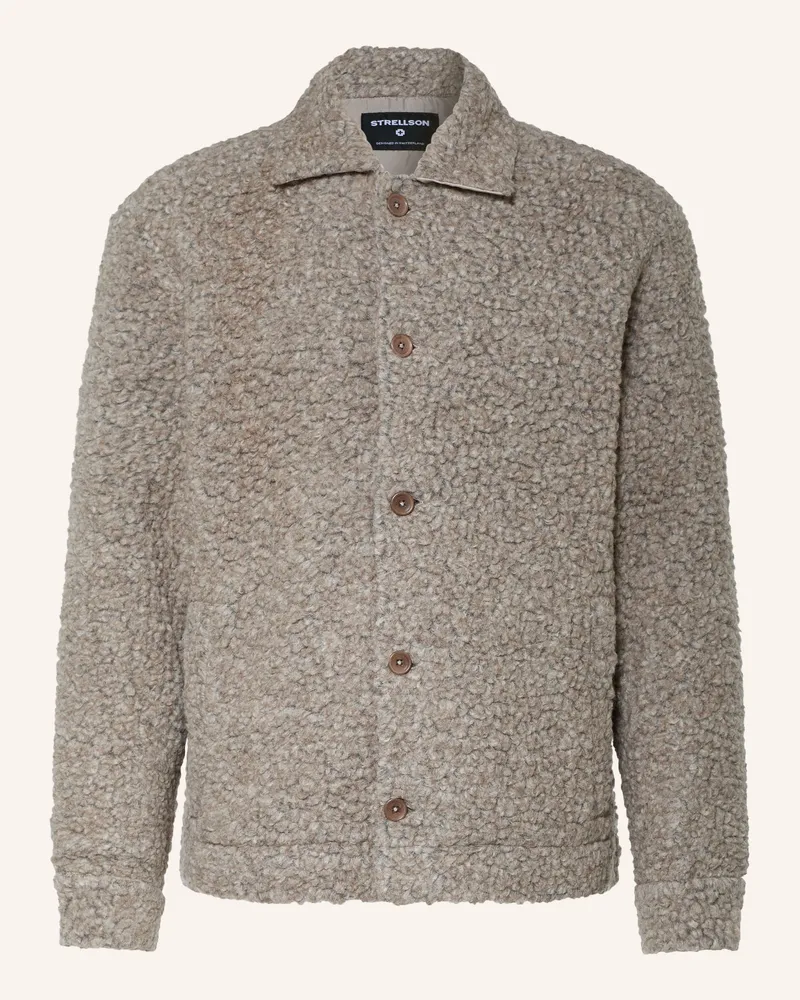 Strellson Teddyfell-Overjacket Nad-J beige Taupe