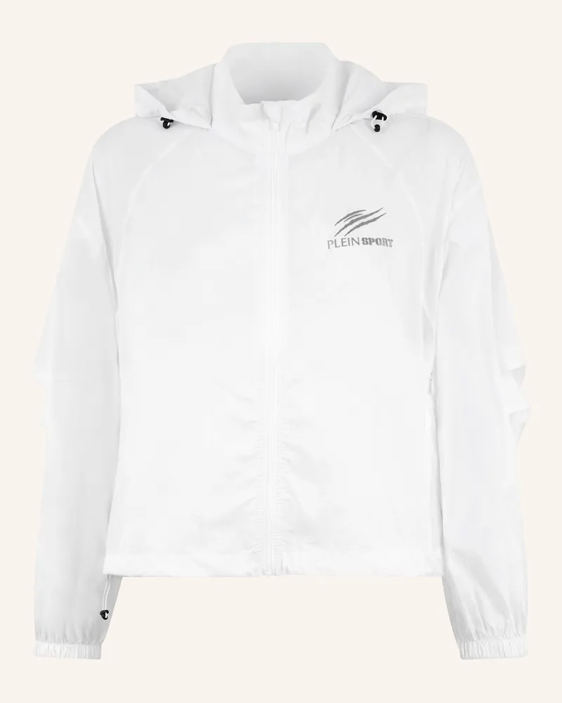 Philipp Plein Plein Sport Windbreaker Jacket Scratch weiss Weiss