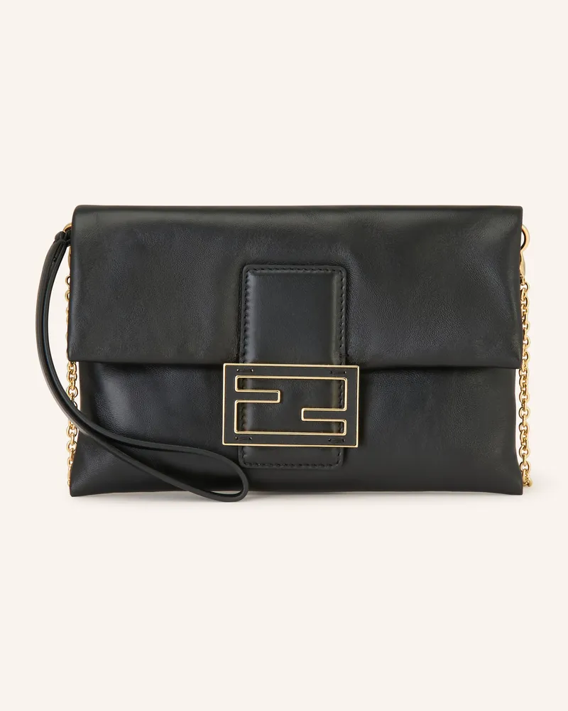 Fendi Clutch Mamma Baguette schwarz Schwarz