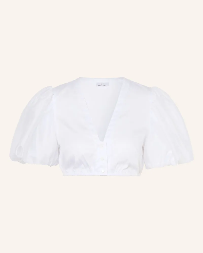 WALDORFF Dirndlbluse weiss Weiss