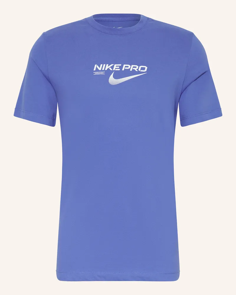 Nike T-Shirt PRO TRAINING Blau