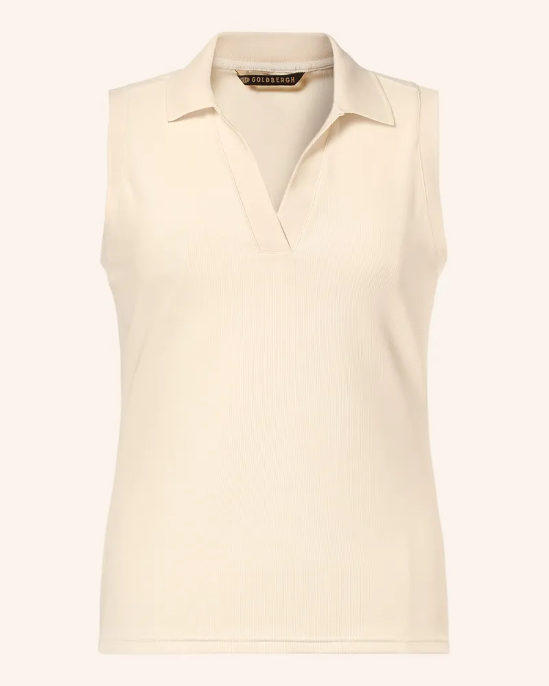 GOLDBERGH Funktions-Poloshirt CAROLINE Hellbraun