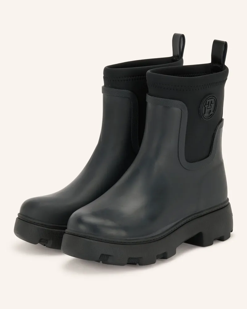 Tommy Hilfiger Gummistiefel schwarz Schwarz