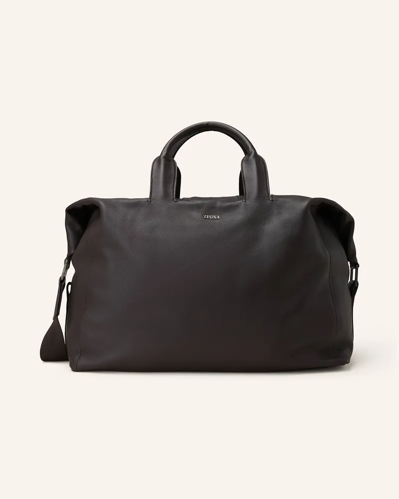 Ermenegildo Zegna Reisetasche RAGLAN Dunkelbraun