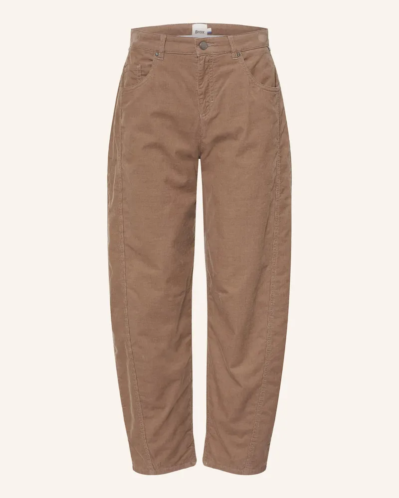 Brax 7/8-Hose Megan Aus Cord beige Taupe