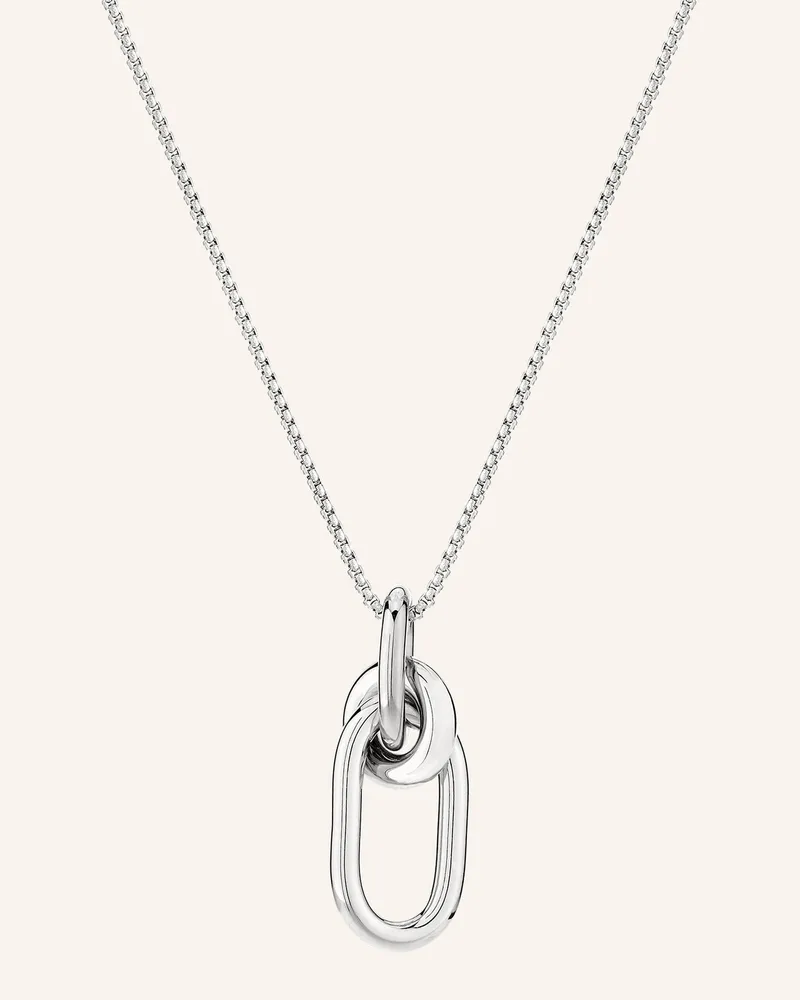 Liebeskind Halskette  aus  Edelstahl Silber