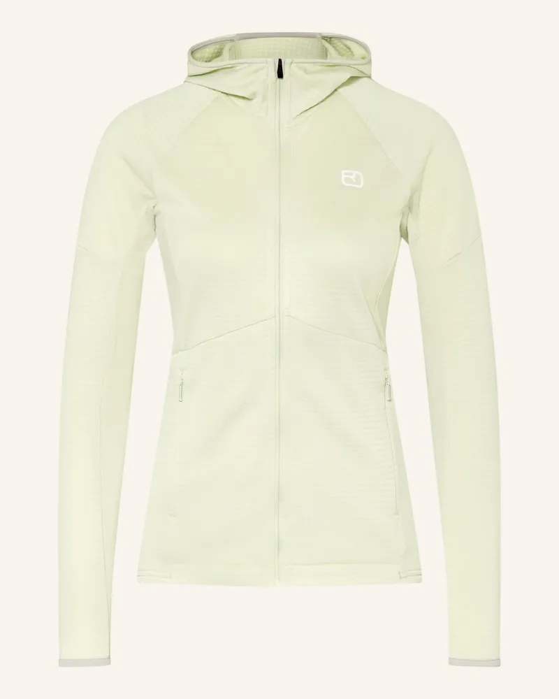 Ortovox Midlayer-Jacke Fleece Light Grid gruen Mint