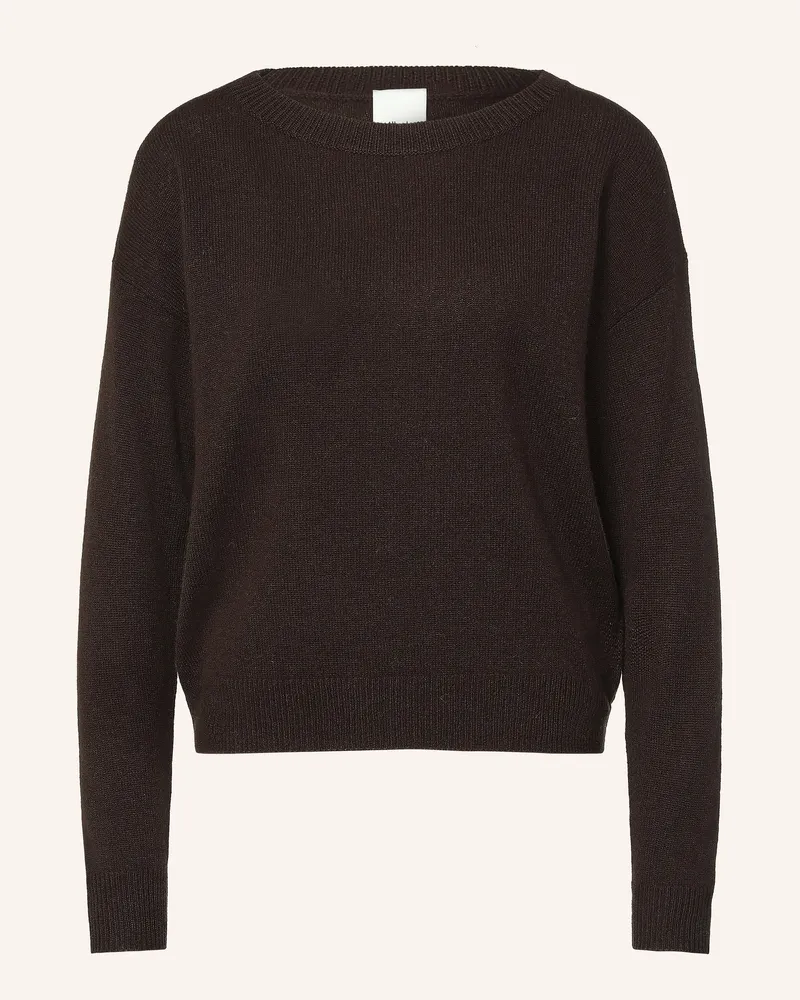 ALLUDE Cashmere-Pullover braun Dunkelbraun