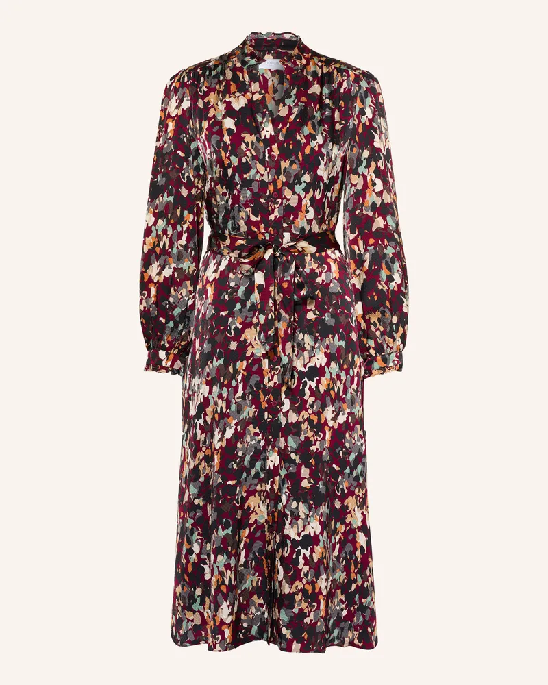 HOBBS London Kleid Elin Mit Rüschen rot Dunkelrot