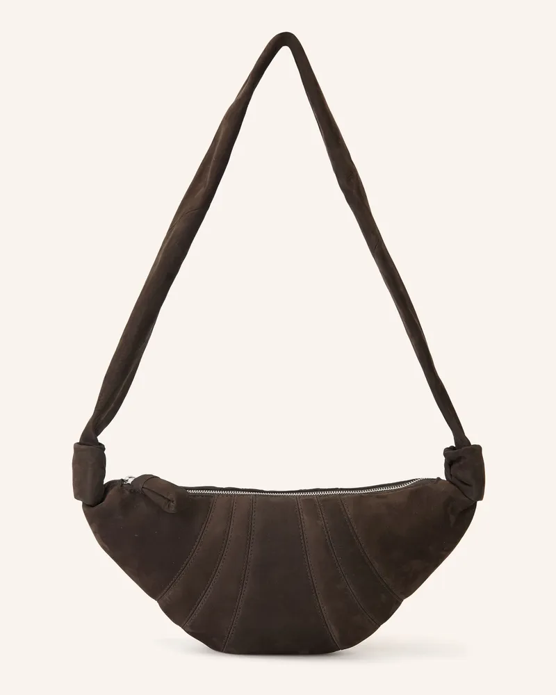 Christophe Lemaire Schultertasche Croissant Small braun Dunkelbraun