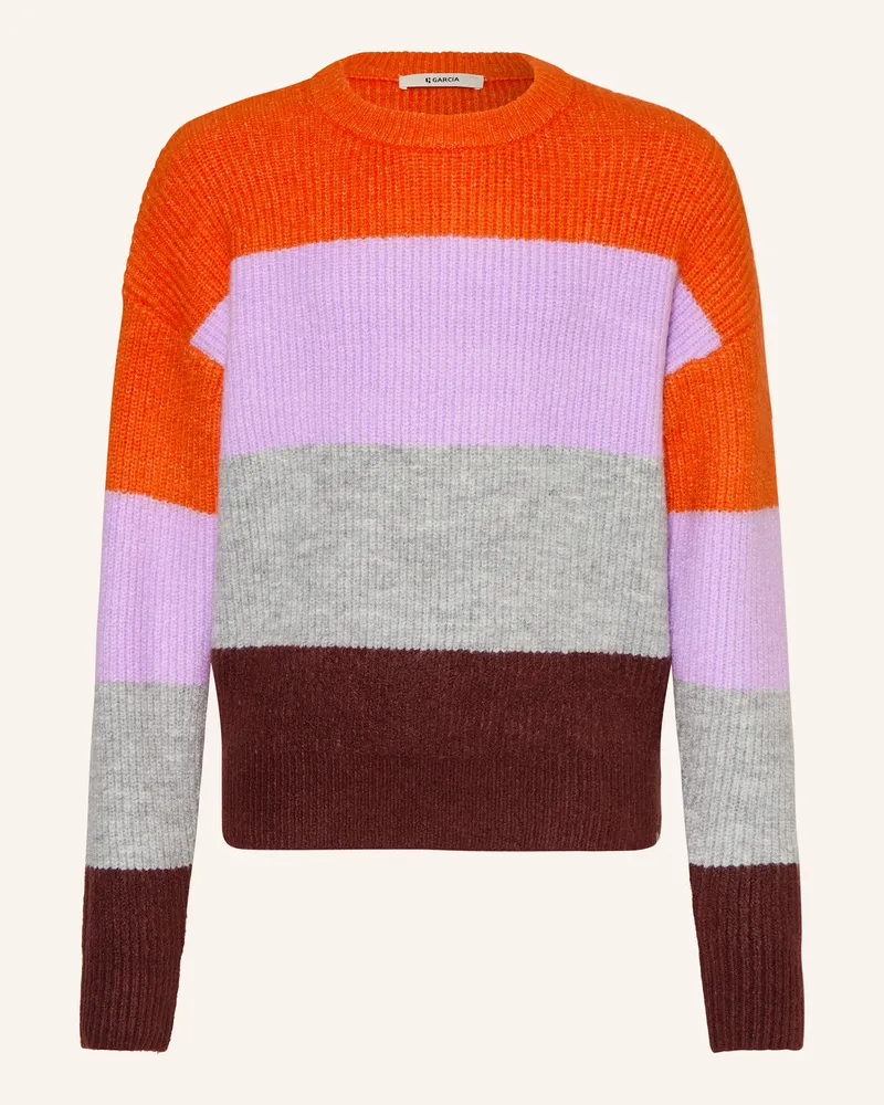 Garcia Jeanswear Pullover gelb Hellgrau