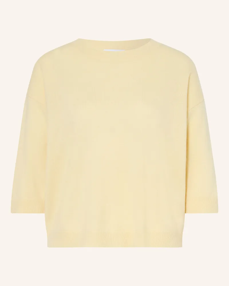 Darling Harbour Cashmere-Pullover Mit 3/4-Arm gelb Vanilla