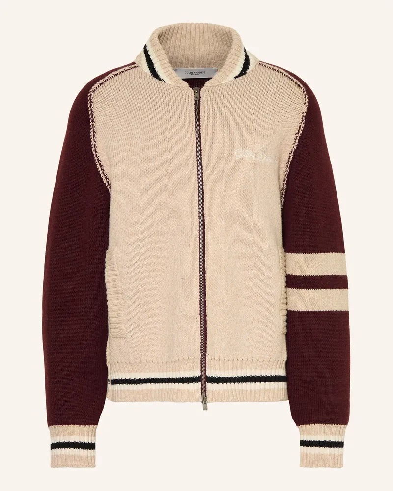 Golden Goose College-Jacke Journey beige Beige