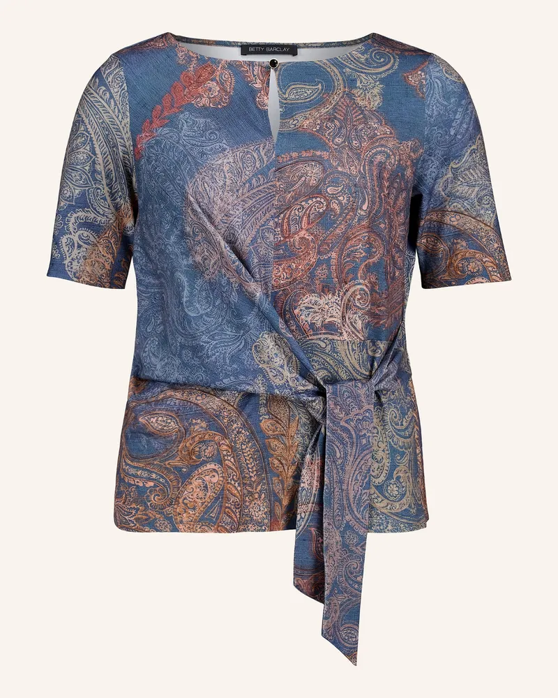 Betty Barclay Blusenshirt Aus Jersey blau Petrol