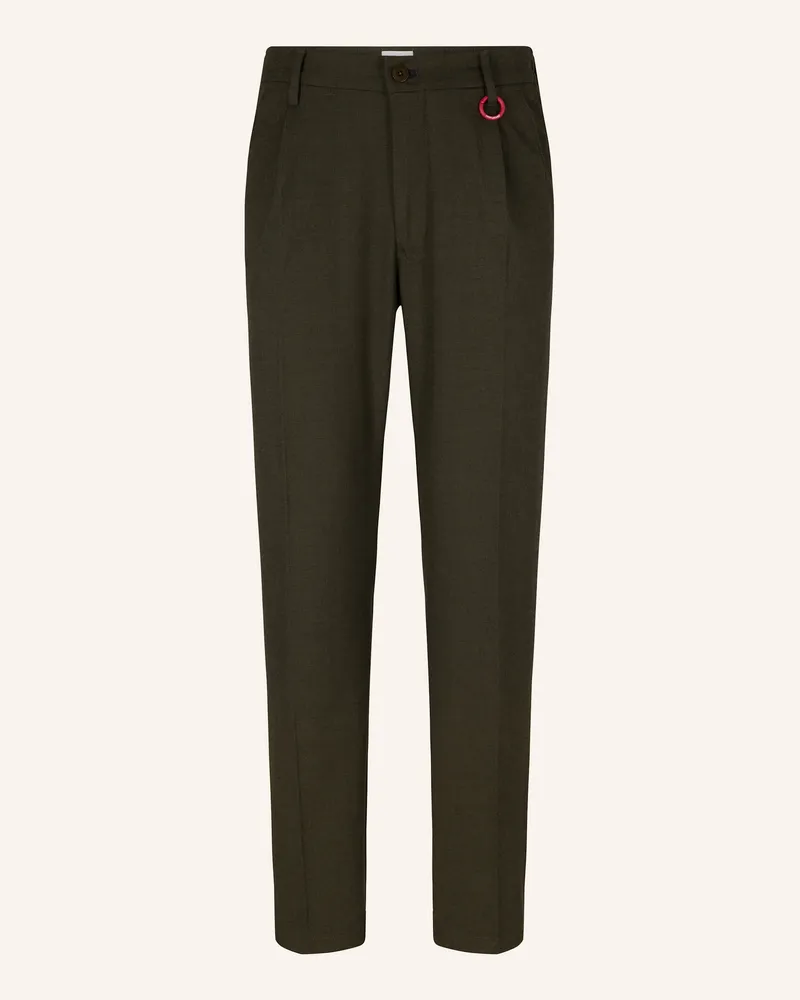 JOOP! Stoffhose Loose Fit Dunkelgrün
