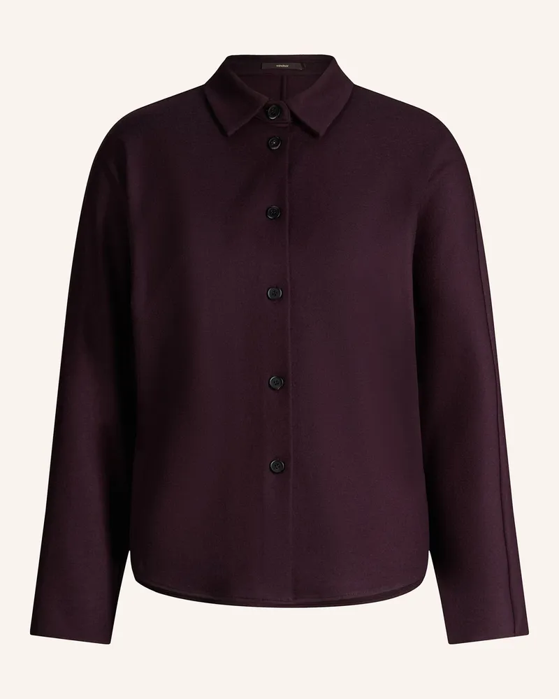windsor. Hemdbluse Aus Jersey rot Dunkelrot