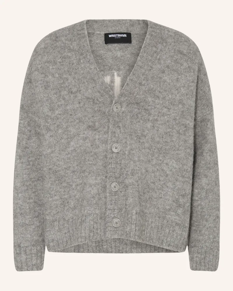 WRSTBHVR Strickjacke Enci Mit Alpaka grau Grau