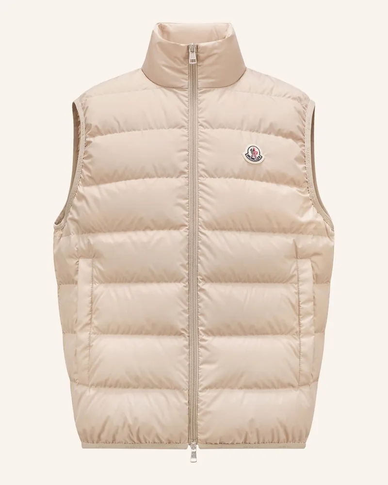 Moncler Daunenweste Beige