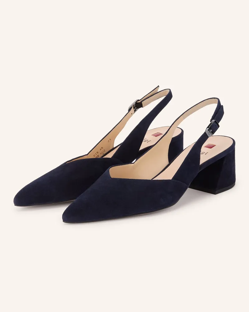 Högl Slingpumps blau Dunkelblau