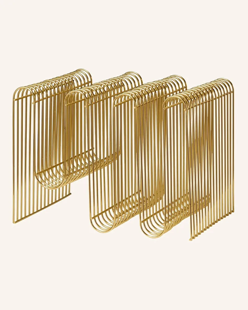AYTM Zeitschriftenhalter CURVA Gold