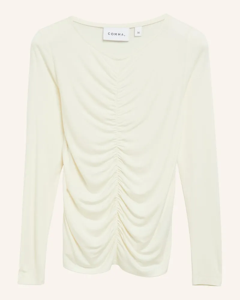 COMMA T-Shirt beige Creme