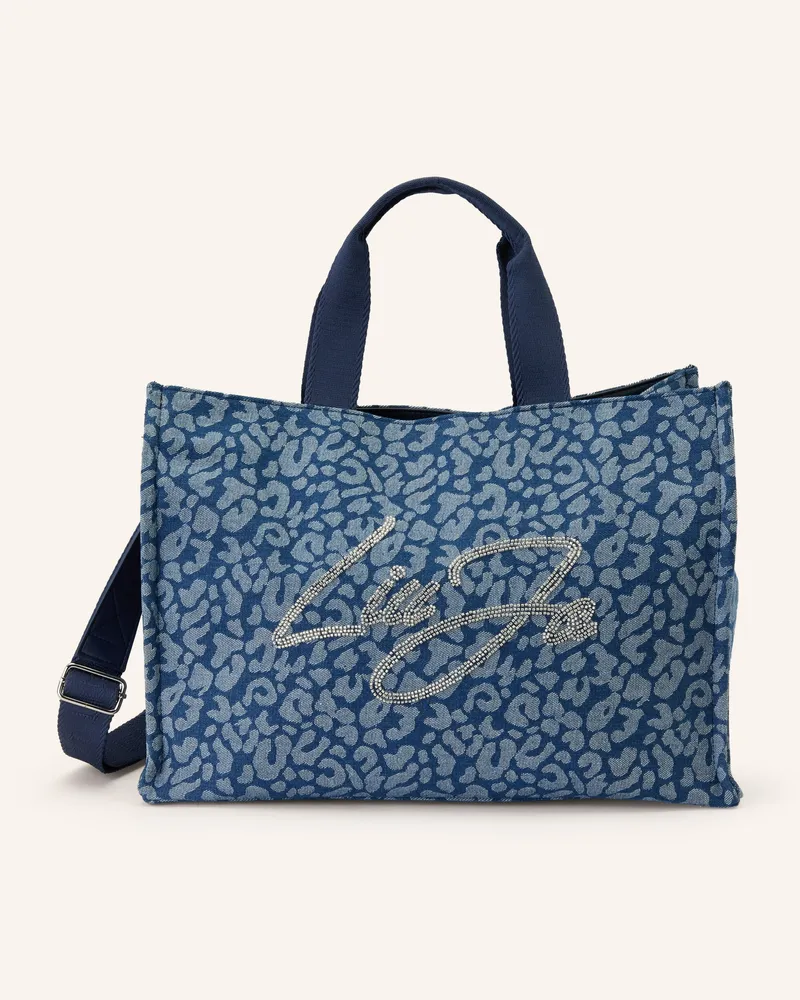 Liu Jo Handtasche mit Schmuckperlen Blau