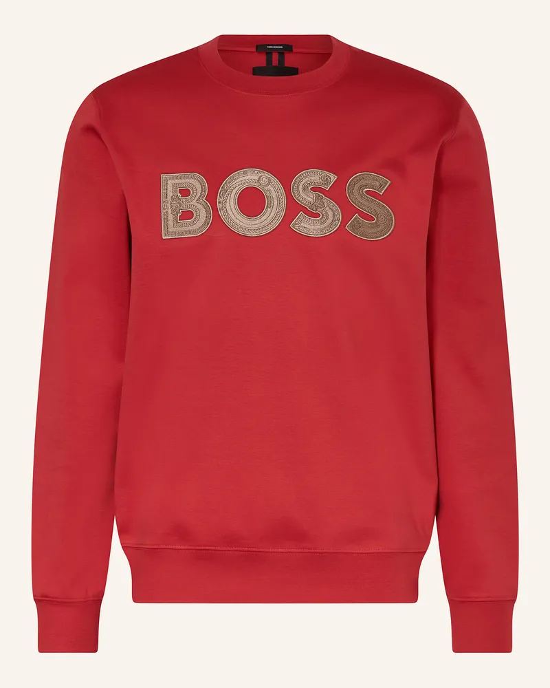 HUGO BOSS Sweatshirt SHARPE Rot