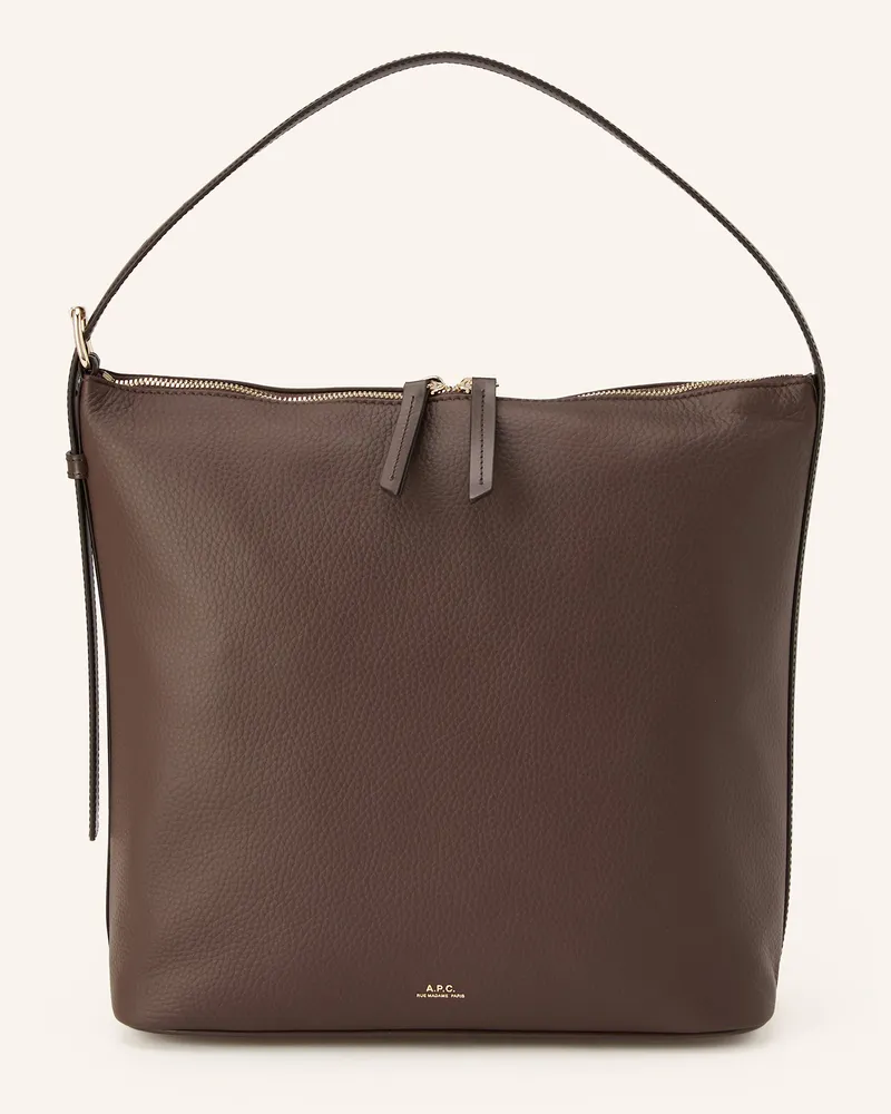 A.P.C. Hobo-Bag VERA Taupe