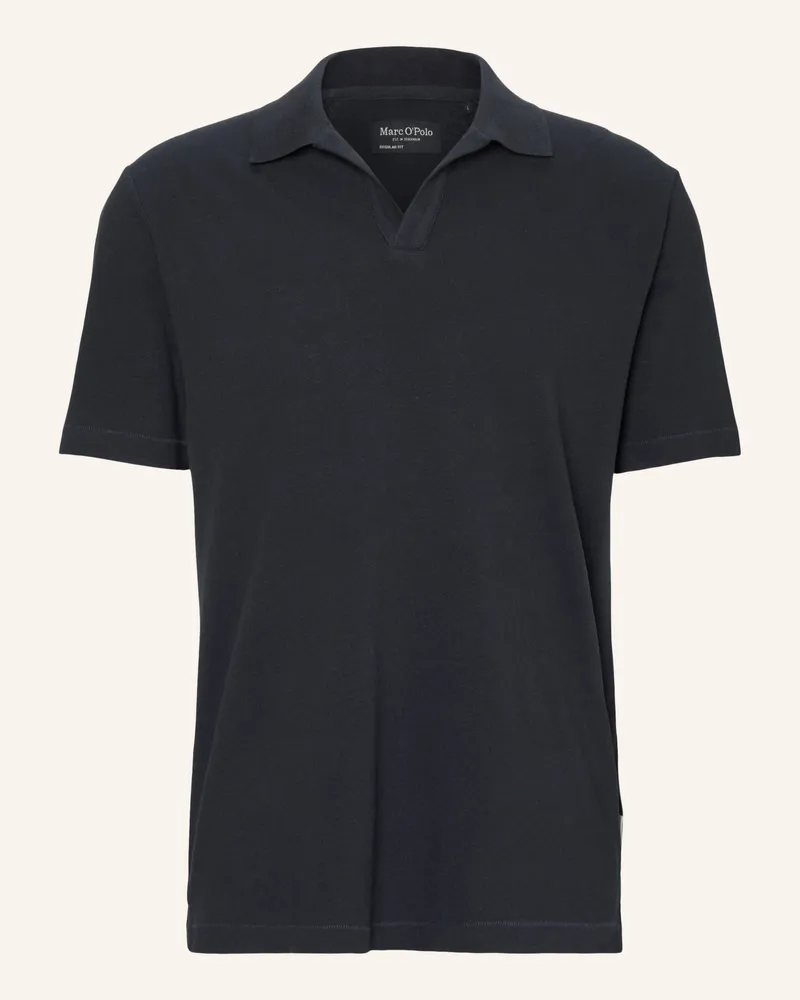 Marc O'Polo Piqué-Poloshirt Dunkelblau