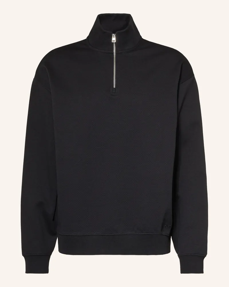 HUGO BOSS Sweat-Troyer Dalizip schwarz Schwarz
