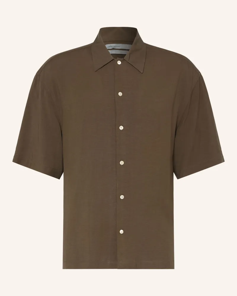 AllSaints Kurzarm-Hemd Archer Comfort Fit gruen Oliv
