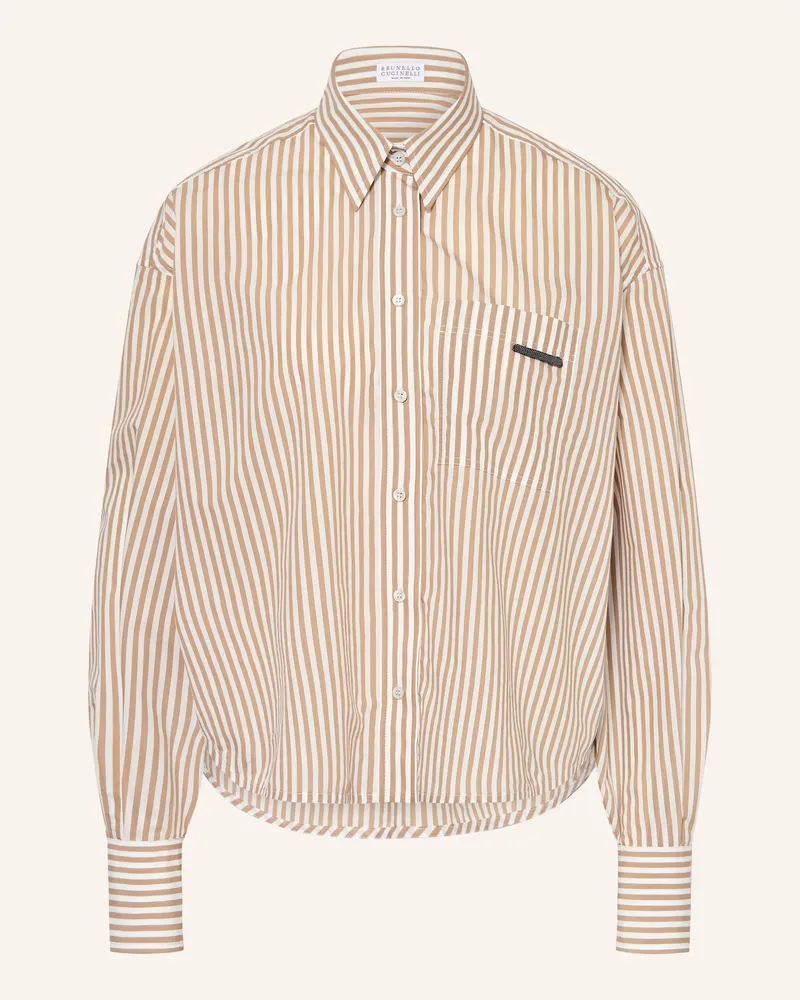 Brunello Cucinelli Hemdbluse Weiss