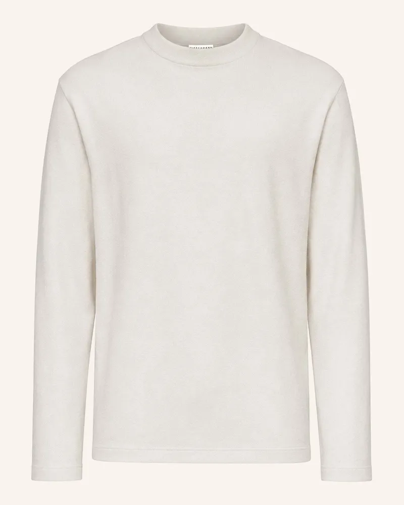 KIEFERMANN Kiefermann Herren Sweatshirt Aus Lyocell-Baumwolle Mit Wollanteil Grahamo beige Ecru